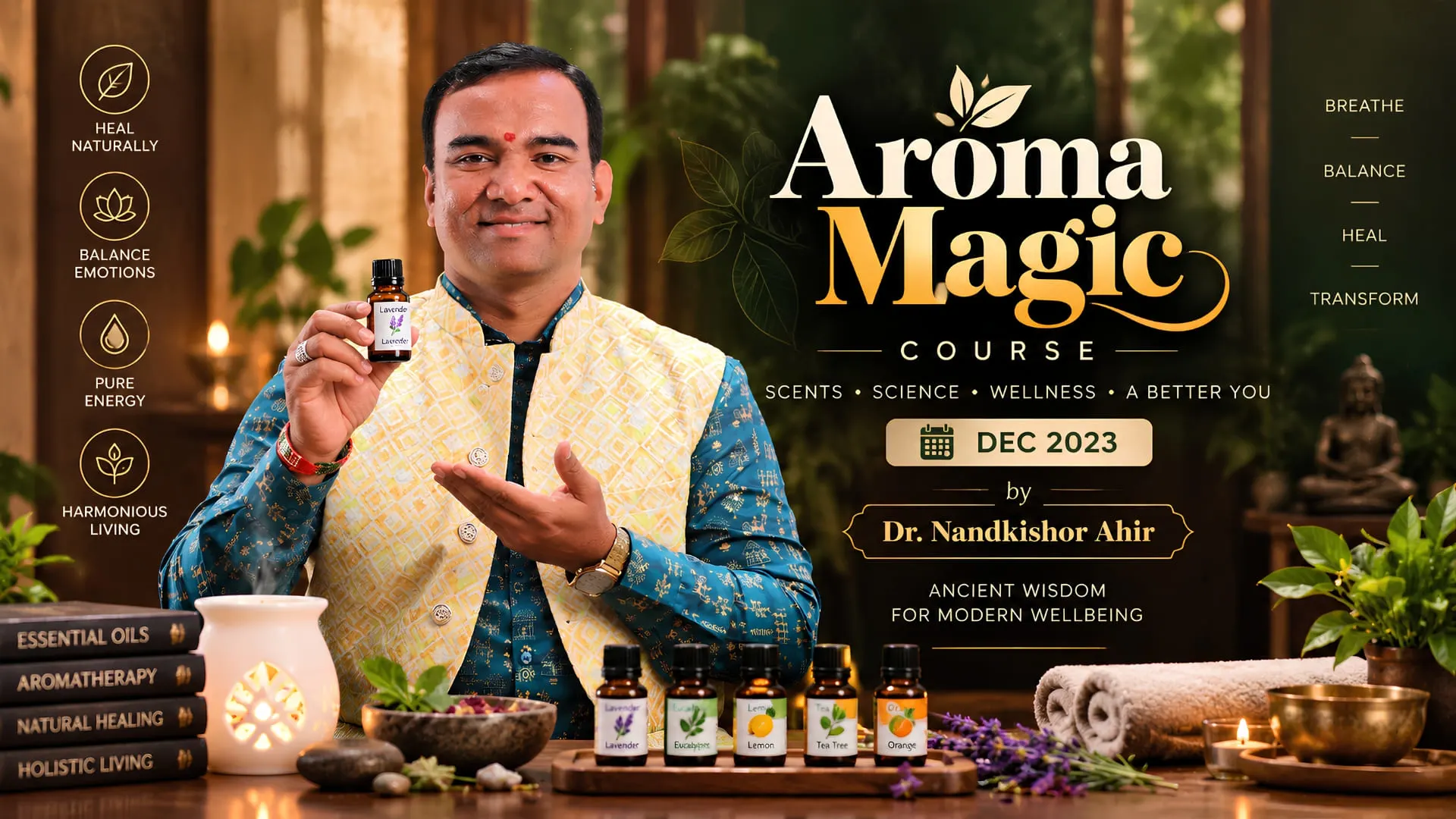 Aroma Magic Course (Dec 2023) (Pre-Recorded Sessions)