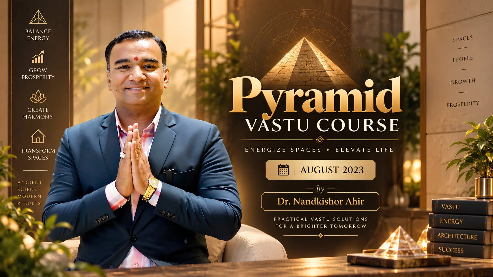 Pyramid Vastu Course (Aug 2023)(Pre-Recorded Sessions)