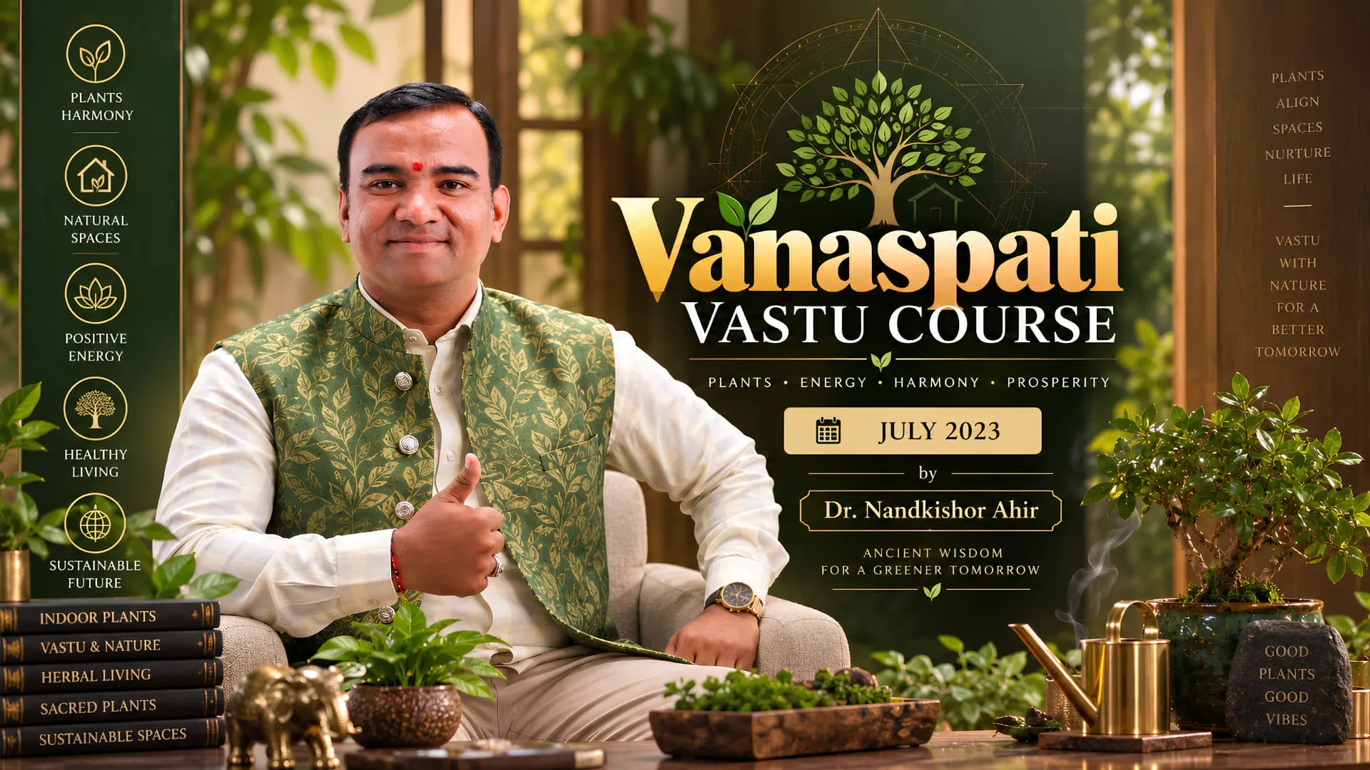 Vanaspati Vastu Course (July 2023) (Pre-Recorded Sessions)