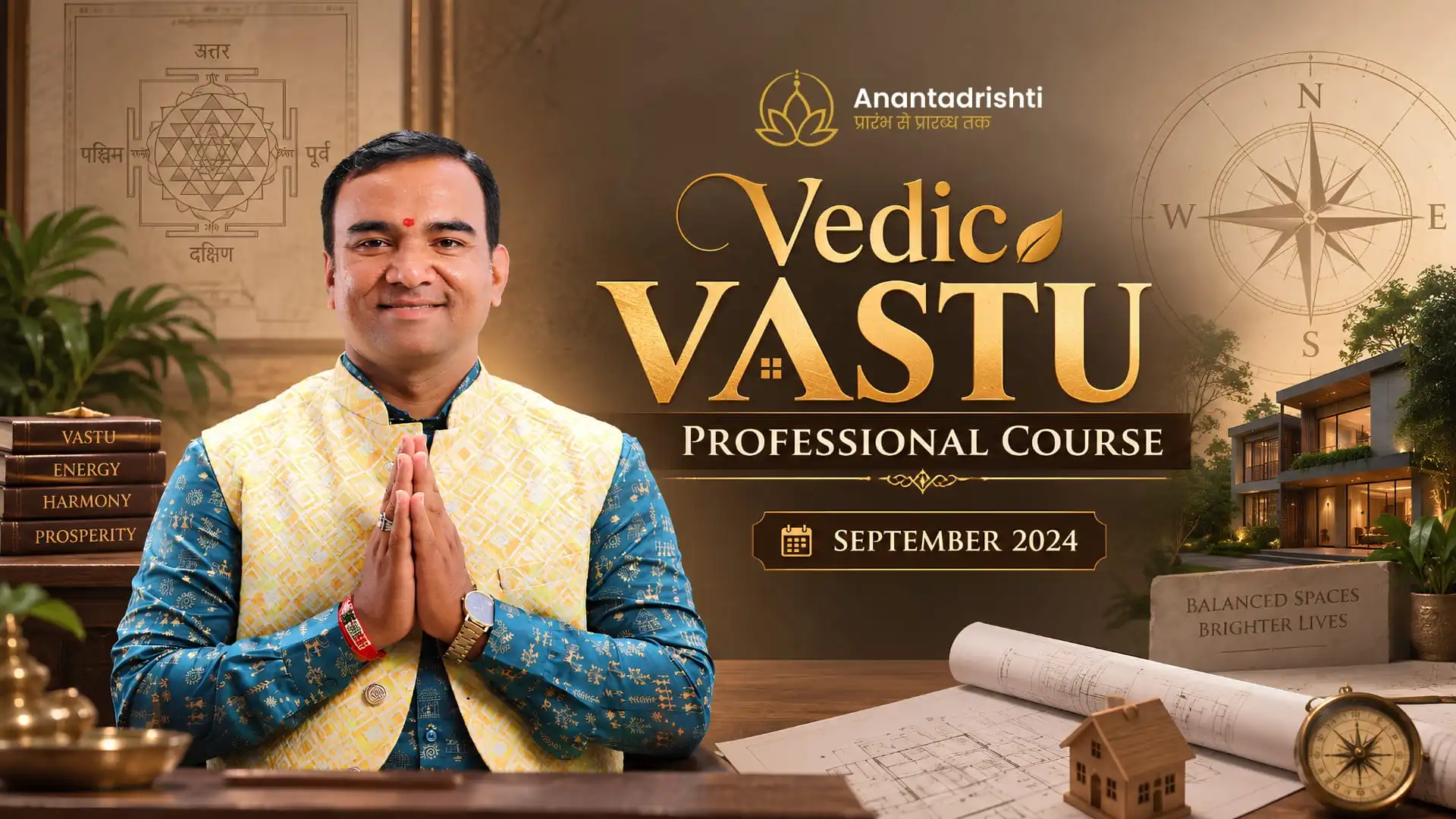 Vedic Vastu Professional Course (Batch 3) (Sep 2024) (Live)(Ongoing)
